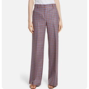 Tory Burch plaid wide leg pants